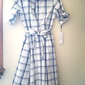 Calvin Klein A line button up dress